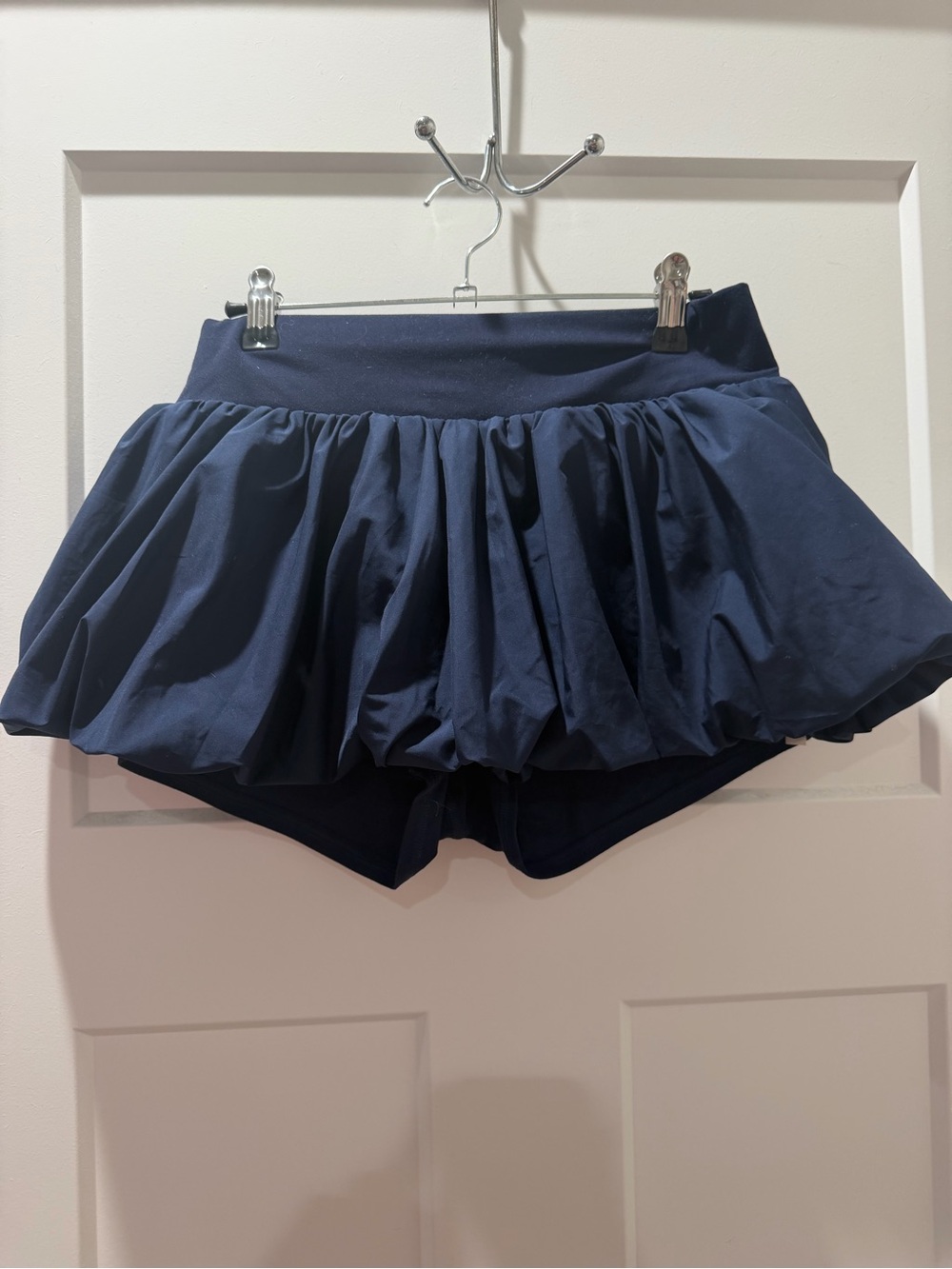 FP Movement by Free People Navy Ruffled Skort Shorts